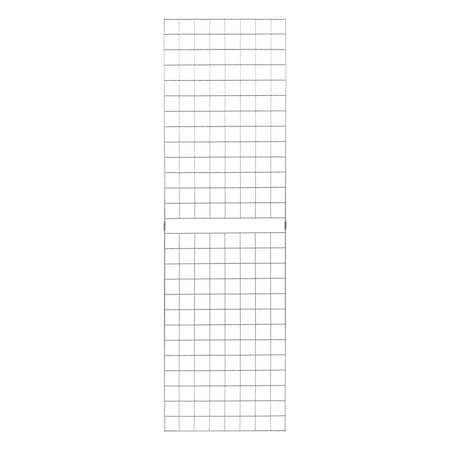 Econoco 2'x7' Chrome Portable Grid Panel, Pack Of 3 C2X7
